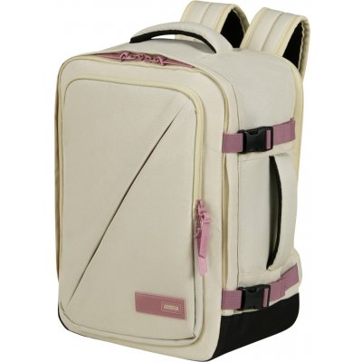 American Tourister TAKE2CABIN Batoh Béžová Coconut Sand/Galactic Mauve 26.5 l – Zboží Mobilmania