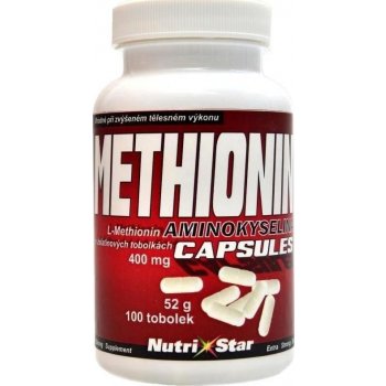 NutriStar Methionin 400 100 kapslí