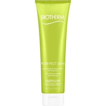 Biotherm PureFect Skin čistící gel pro problematickou pleť, akné Anti-Shine Purifying Cleansing Gel 125 ml