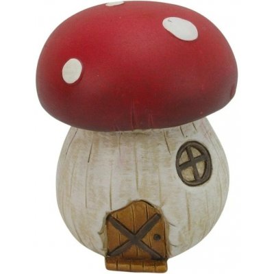 Boltze Dekorace houba Arnold, bílo-červená, 15,5 cm – Hledejceny.cz