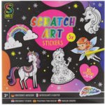 Škrabací samolepky XL 5ks holčičí – Zboží Mobilmania