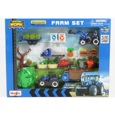 Maisto New holland Farm Set T7-315 Tractor With Accessories Různé 1:64