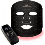 PALSAR7 Nabíjecí silikonová ošetřující LED maska na obličej černá – Zboží Dáma