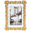 Klasický fotorámeček GEDEON rám kov BRASS RM 3746NG 10 x 15cm, zlatý
