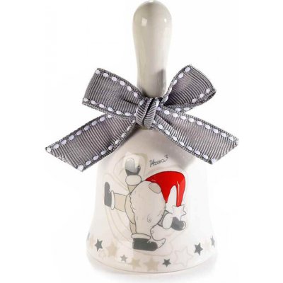 14ZERO3 Snow Holiday Keramický zvoneček s mašlí 10 cm Druh: Skřítek