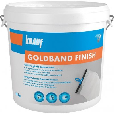 Knauf Goldband Finish Spárovací stěrka sádrokartonářská finální, 18 kg 652752 – Zboží Mobilmania