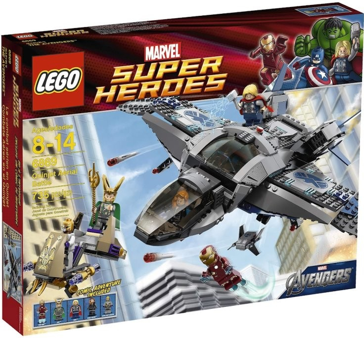 LEGO® Super Heroes 6869 Vzdušná bitva Quinjeta