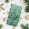 Pouzdro a kryt na mobilní telefon Apple Pouzdro Winter Book iPhone 13 Pro, zelené