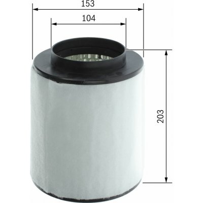 Vzduchový filtr BOSCH F 026 400 804 – Hledejceny.cz