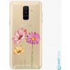 Pouzdro a kryt na mobilní telefon Samsung iSaprio Three Flowers Samsung Galaxy A6 Plus