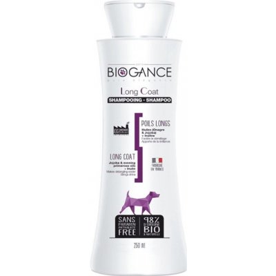 Biogance šampon Long coat pro dlouhou srst 250 ml – HobbyKompas.cz