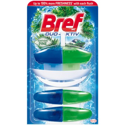 Bref Duo-Aktiv tekutý WC blok Northern Pine náhradní náplň 3 x 50 ml – HobbyKompas.cz