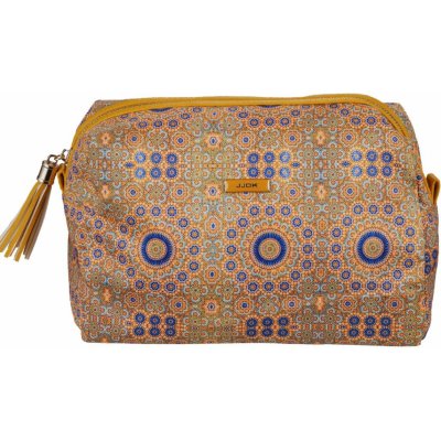 Diva & Nice Cosmetics Marrakesh kosmetická taška velká 61810 okrová – Zboží Dáma