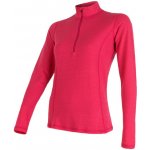 Sensor merino DF Zip dl. rukáv magenta – Zbozi.Blesk.cz