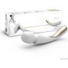 Vibrátor LELO Smart Wand medium luxusní masážní strojek slonovinová 22x5,8x4,3 cm
