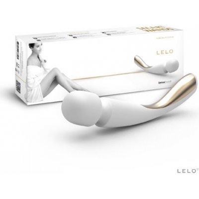 LELO Smart Wand medium luxusní masážní strojek slonovinová 22x5,8x4,3 cm