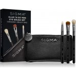 Sigma Beauty Brush Set mini E25 štětec na rozmazávání očních stínů 1 ks + mini E30 kulatý štětec na oční stíny 1 ks + mini E55 štětec na stínování a přechody 1 ks + Sigma Beauty 1 ks – Zboží Mobilmania