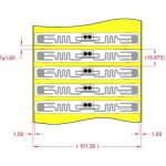 UHF RFID tag, ALN-9840-WRC Squiggle Higgs-EC, 12mm x 98mm, průsvitná, samolepící – Zboží Živě
