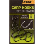 Fox Carp Hook Stiff Rig Beaked vel.4 10 ks – Hledejceny.cz