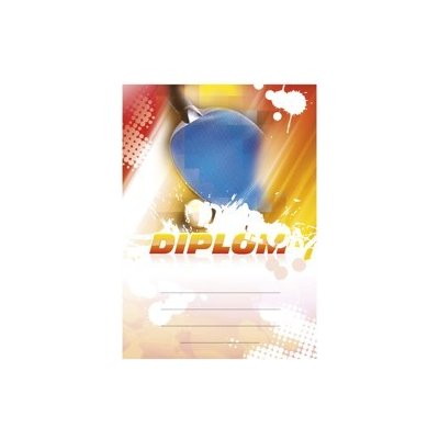 Sabe diplom A4 stolní tenis – Zboží Dáma