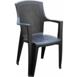 Bibl plastové křeslo EDEN LUX - antracit – Hledejceny.cz