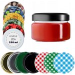 Kadax Sklenice na zavařeniny Klara průhledné 10 ks x 250 ml – Zboží Mobilmania