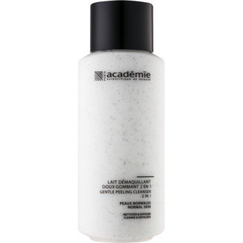 Academie Normal to Combination Skin jemný čistící peeling 2 v 1 Removes Makeup, Dirt and Dead Cells 250 ml