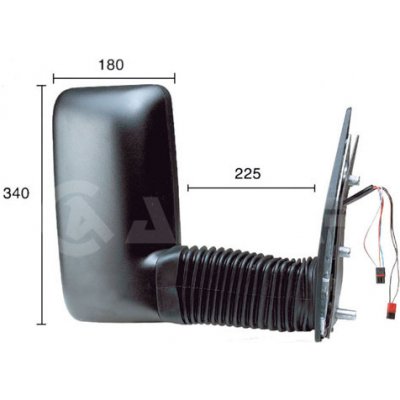 ALKAR vnejsi zpetne zrcatko 9248977 | Zboží Auto