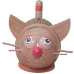 Dřevěná pokladnička Kočka přírodní – Sleviste.cz