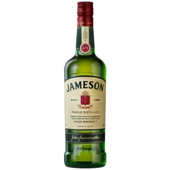 JAMESON IRSKÁ WHISKY 40% 0,7 l (holá láhev)