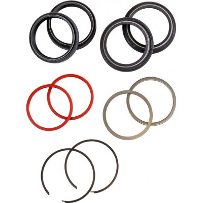 WP SUSPENSION kompletní servisní sada vidlice WP 48mm (olejová těsnění, prachovky, pojistky, podložky) SKF BLACK | Zboží Auto