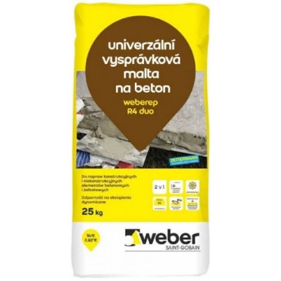 Weber Vysprávková malta na beton Weberrep R4 duo 20 kg – Zboží Mobilmania