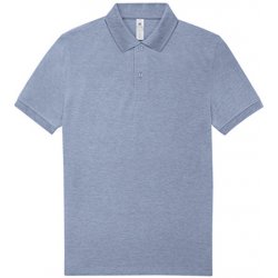 B&C polo triko PU426 Heather blue