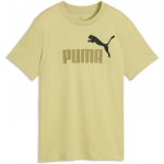 Puma ESSENTIALS N0. 1 LOGO TEE B Žlutá,Černá – Zboží Mobilmania