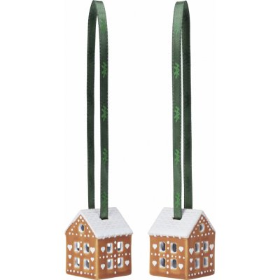 Vánoční ozdoby domečky Gingerbread set 2 ks Kähler – Hledejceny.cz
