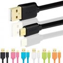 usb kabel Axagon BUMM-AM05QB Micro USB, 2A, 0,5m, černý