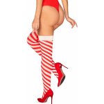 Vánoční punčochy Kissmas stockings - Obsessive červená – Zboží Dáma