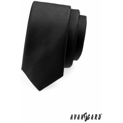 Avantgard kravata Lux Slim 571 14926 Černá – Zboží Mobilmania