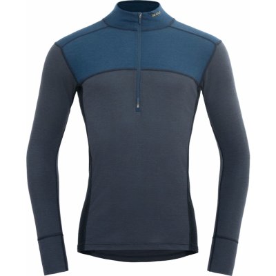 Devold Funkční tričko Lauparen merino 190 Zip Neck M flood/night ink – Hledejceny.cz