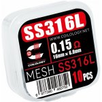 Coilology Mesh Pletivo SS316L 0,15 ohm 10 ks – Hledejceny.cz