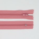 Spirálový zip, šíře 3 mm, délka 40 cm, růžová – Hledejceny.cz