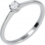 Soliter Zásnubní prsten z bílého zlata s krystalem 226 001 01036 07 – Zboží Mobilmania