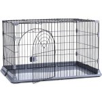 Duvo+ Skládací kovová klec pro kočky 100 x 65 x 60 cm – Zboží Dáma