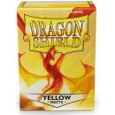 Dragon Shield Protector Matte Yellow obaly 100 ks