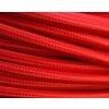 vodič Allkabel Textilní kabel červený 3x0,75mm
