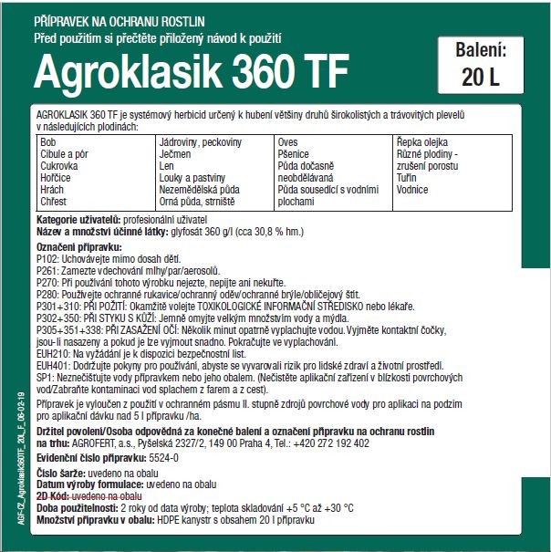 Mercata Agroklasik TF 360 20 l