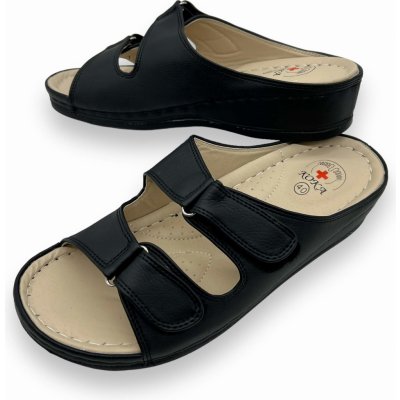 Koka dámské zdravotní pantofle černé – Zbozi.Blesk.cz