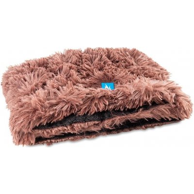 Profizoo Long Deka dvouvrstvá plys hnědá černá XXL200 x 160 cm – Zboží Mobilmania