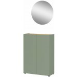 Germania Alviano předsíňová sestava zelená light 74 cm 200 cm 33 cm – Zboží Mobilmania