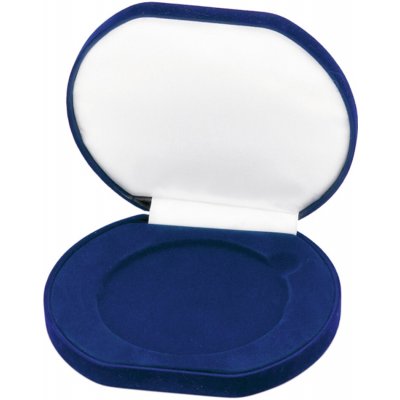 Krabička na medaili 9 cm MODRÝ SAMET – Zboží Dáma